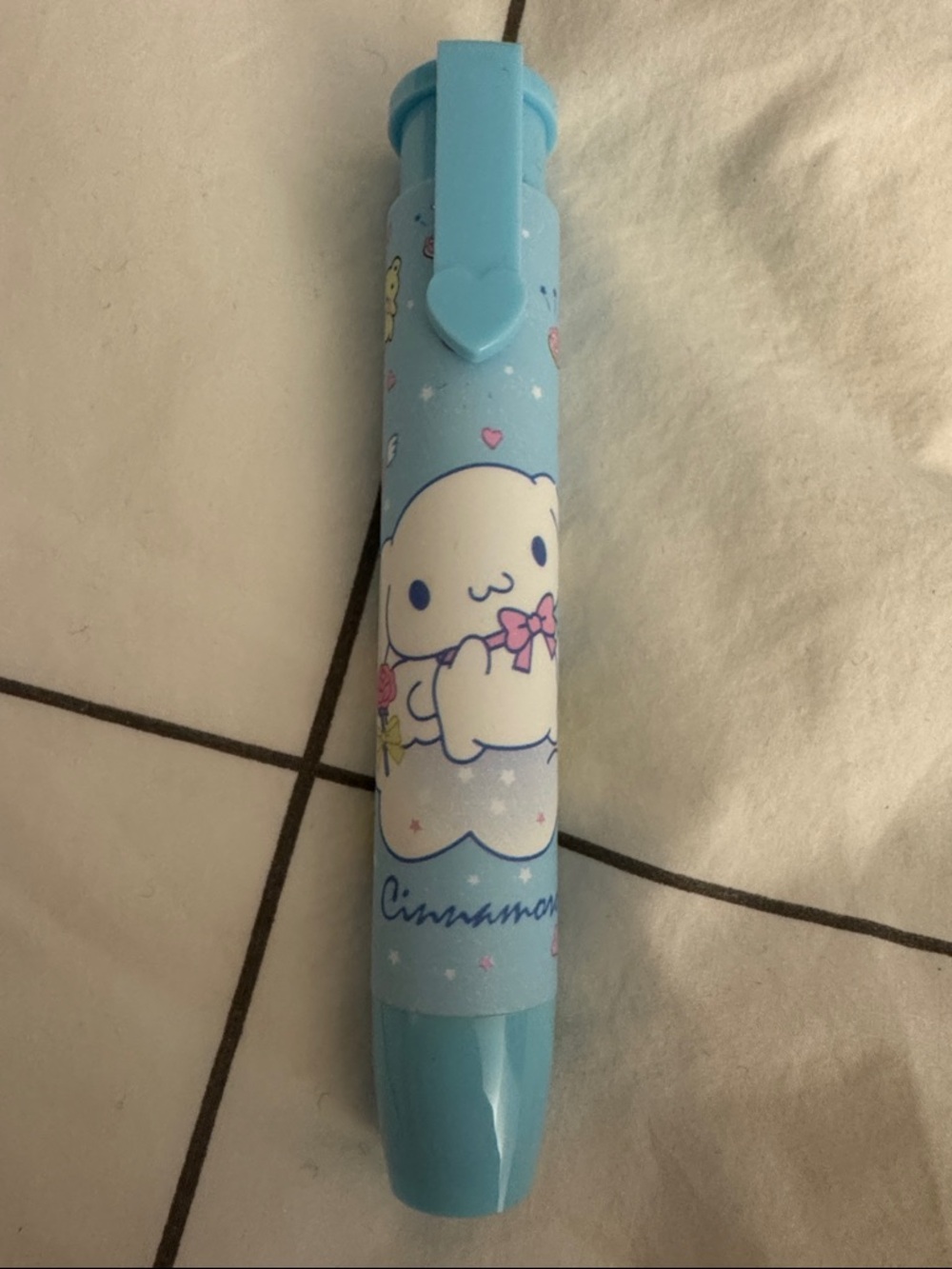 Cinnamoroll Blue Character eraser Pen with eraser